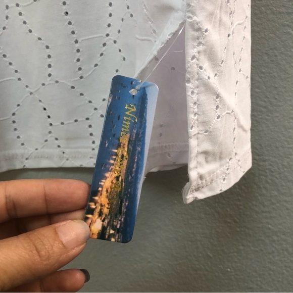 White Women’s Beach Simmer Coverup - Picture 2 of 4